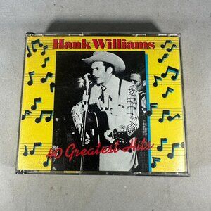 Hank Williams 40 Greatest Hits Music CD 2-Disc Set Remastered Classic Country